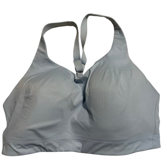 Athleta Advance Sports Bra Size 38DD Full Coverage Pale Blue Athleisure Workout - Picture 1 of 5